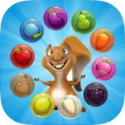 Squirrel Pop Bubble Shooter Fruit Saga : Match 3 Hd Free Game app icon