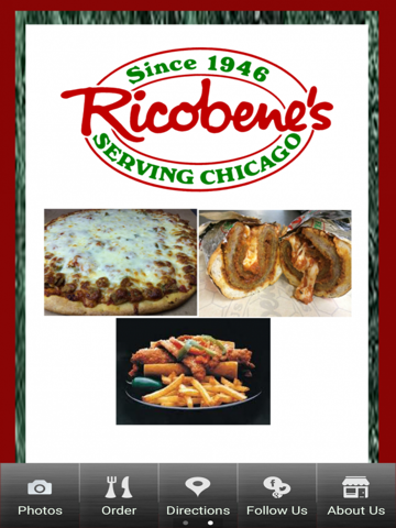 Ricobenes Pizza iPad screenshot 3 - Food & Drink app