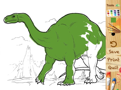 Dinocolor fun (coloring for kids) screenshot 2