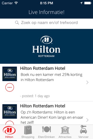 Hilton Rotterdam - De Virtuele Conciërge screenshot 2