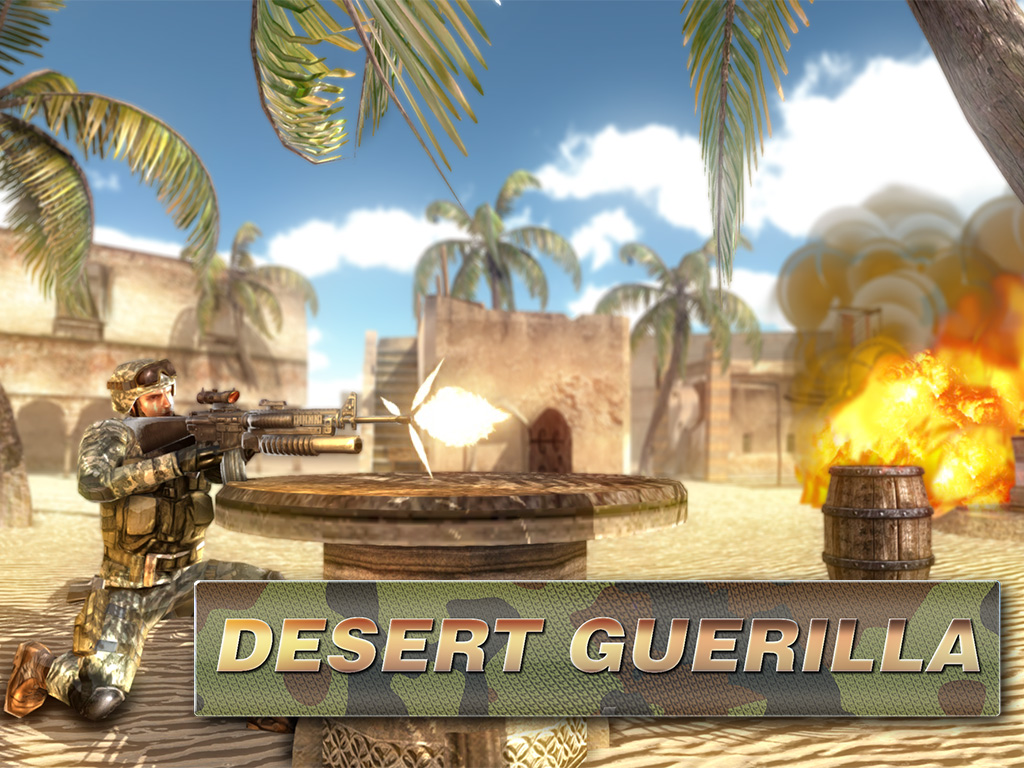 Army War - Desert Battlefield Free