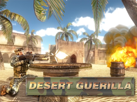 Army War - Desert Battlefield Free iPad screenshot