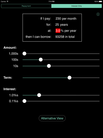 Screenshot #6 pour Mortgage Calculator from Andrew's Toolkit