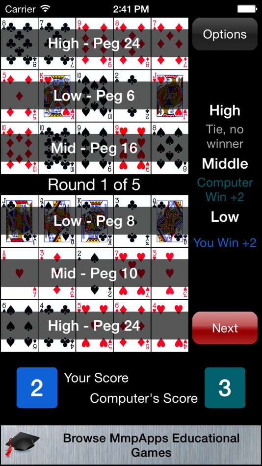 #2. Best of Cribbage Solitaire (iOS) 由: MmpApps Corp.