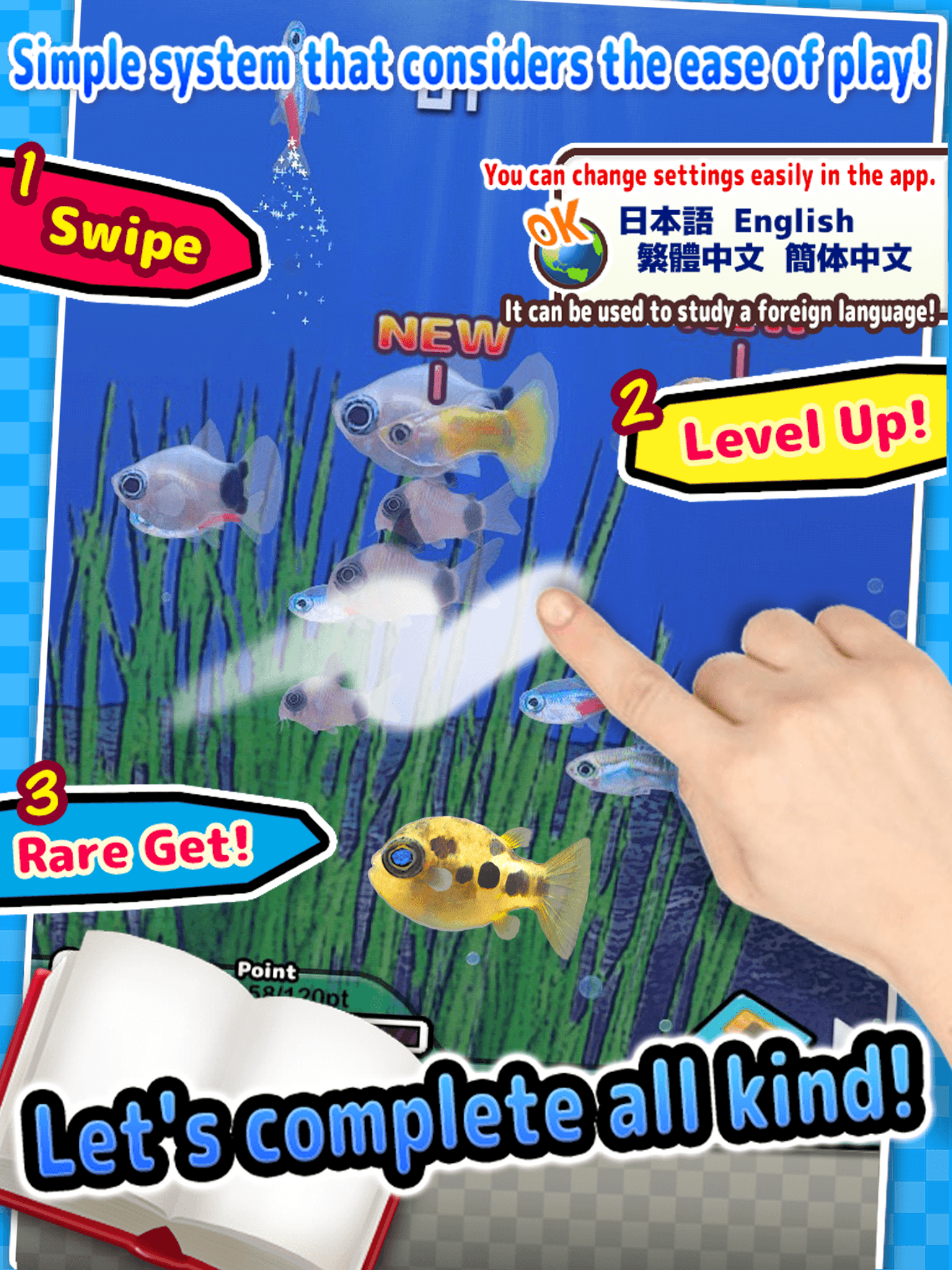 Tiny Little Fish Pictorical Book