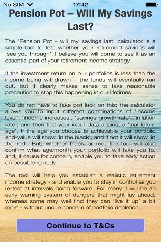 Pension Pot App screenshot 2