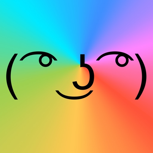 Textmoji ⊂(◕‿◕⊂) icon