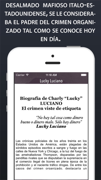 Lucky Luciano: Vida y muerte del rey del crimen