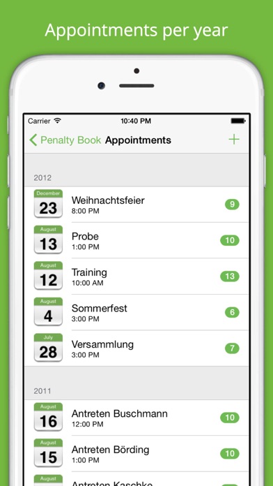 Penalty Book Screenshot