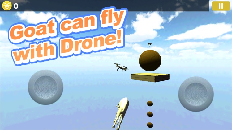 Drone with Goat Simulator