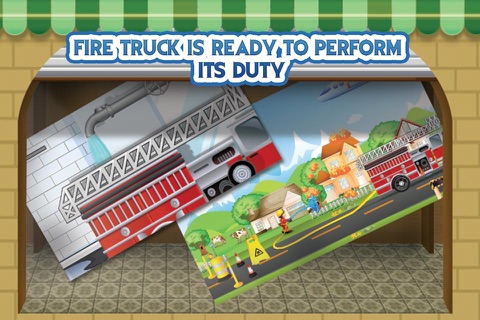 Fire Truck Wash – Repair & cleanup vehicle with crazy car mechanic repairing garage game for kids screenshot 4