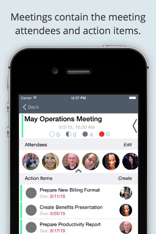 SRP App - Team Meeting Attendee Collaborative Todo List Manager & Task Organizer screenshot 2