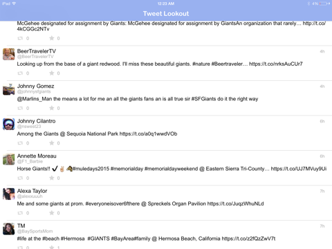 Screenshot #6 pour Tweet Lookout - Search Tweets by Location
