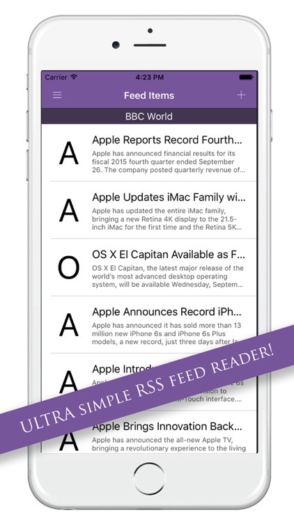 Beautiful RSS Feed Reader