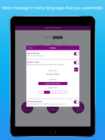 Camera Timer HD for iPadのおすすめ画像4