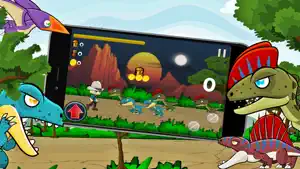 Dinosaur Classic Run fighting And Shooting Games screenshot #3 for iPhone