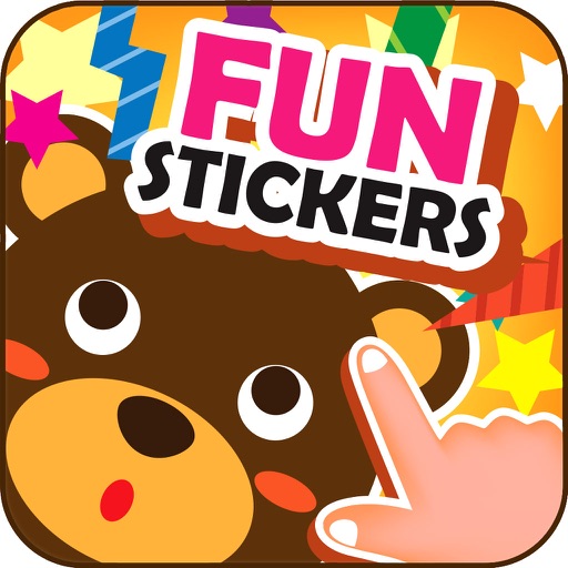 Cute Cartoon Sticker Photo Girl Frame iOS App