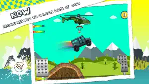 Go Crazy Mountain Cimbers Racing : Jumping Car with racing with police car, truck, jeep and tanker screenshot #5 for iPhone