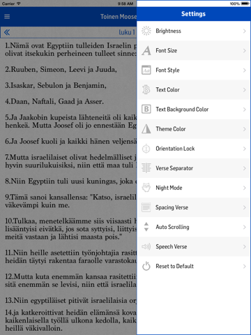 Screenshot #6 pour finnish bible free