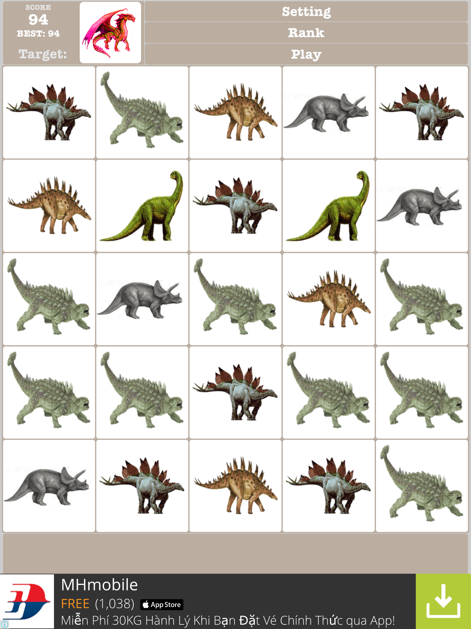 2048 Jurassic Dinosaur World Game