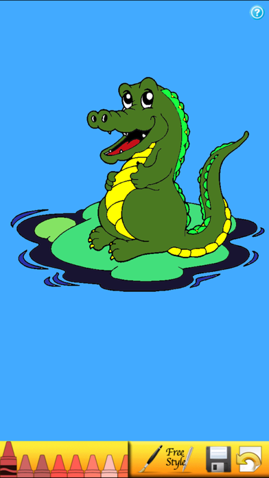 Coloring Book Free - Animals iPhone screenshot