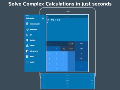 Screenshot #4 pour Calculatrices - Tout en un