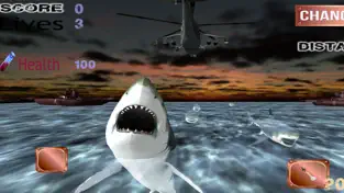 Imágen 2 Mega tormenta helicóptero tiburón 3D- un mortal mar profundo pescado blanco cazador iphone