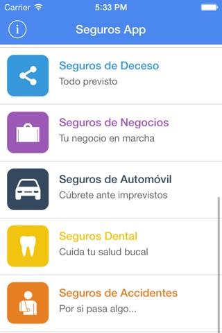 Seguros App screenshot 2