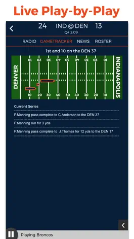 Game screenshot Denver Football Radio & Live Scores apk