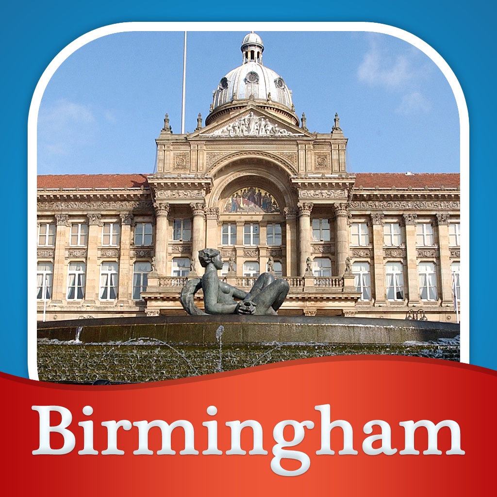 Birmingham Tour Guide: Best Offline Maps with Street View and Emergency Help Info icon