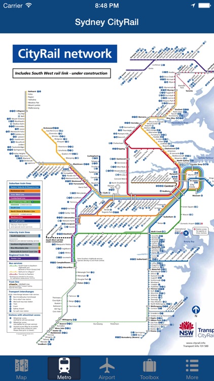 Sydney Offline Map - City Metro Airport