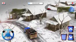 winter highway truck driver rush 3d simulator iphone screenshot 3