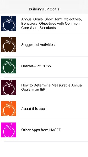 IEP Goals & Objectives w Common Core Standards II(圖1)-速報App