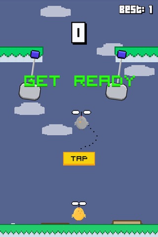 Swinging Chicken - Endless Arcade Hopper screenshot 2