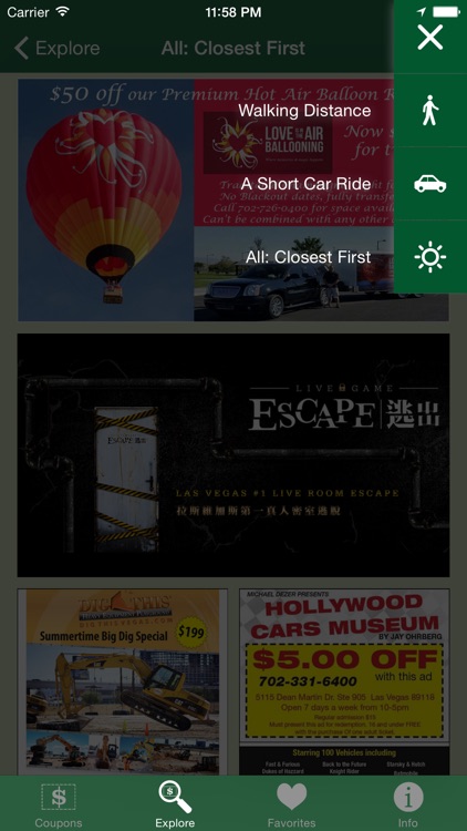 Vegas Traveling Coupons