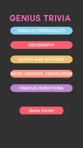 Genius Trivia : Quiz Game for Kids & Adults screenshot #1 for iPhone