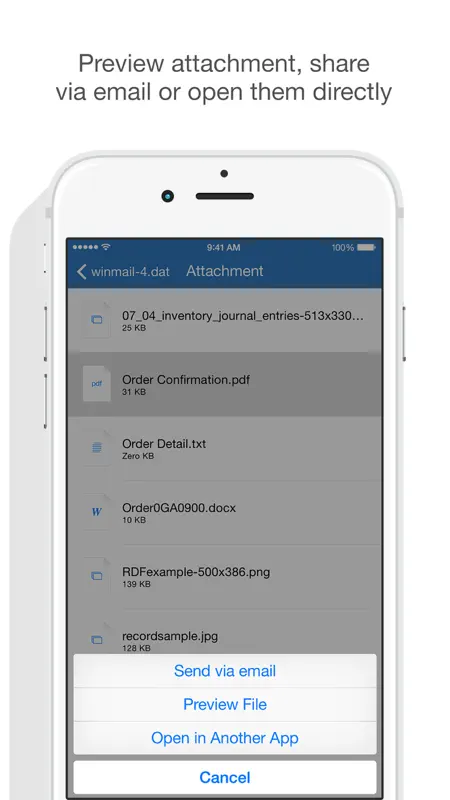 Winmail Opener screenshot 4 of 5
