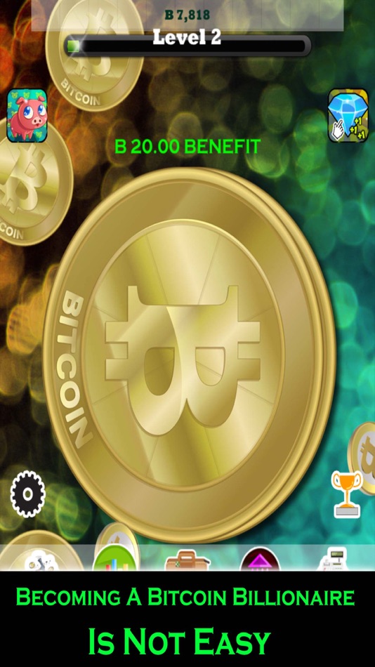 #1. Bitcoin Evolution - Run A Capitalism Firm And Become A Billionaire Tycoon Clicker (iOS) Podle: Romit Dodhia