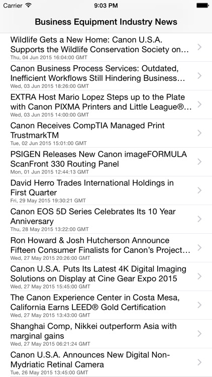 Business Equipment Industry News
