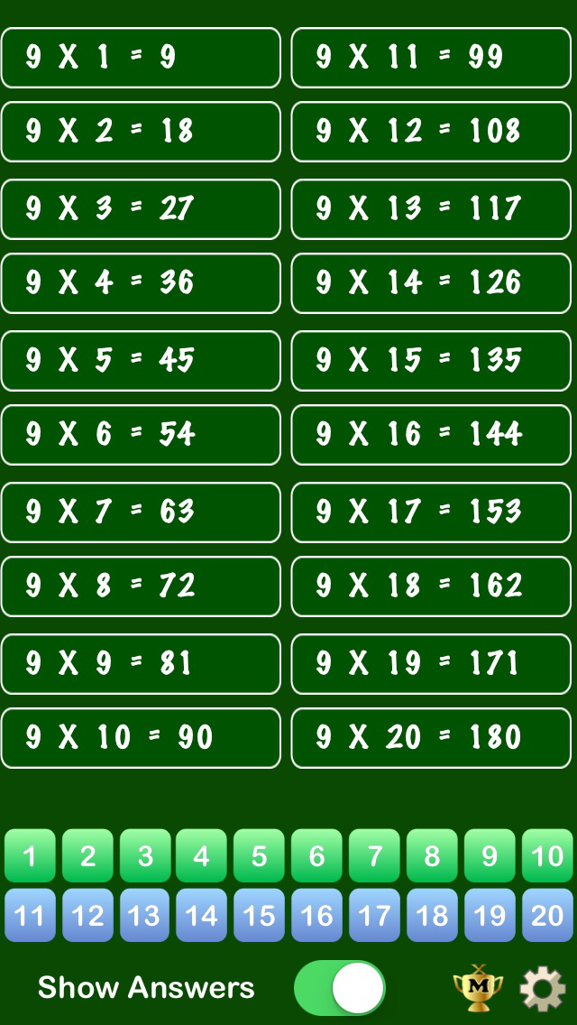 Math App - Times Tableのおすすめ画像1