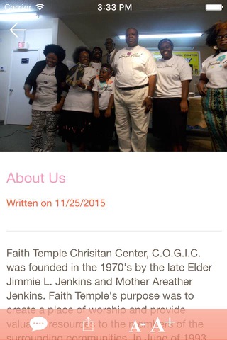Faith Temple Christian Center screenshot 2