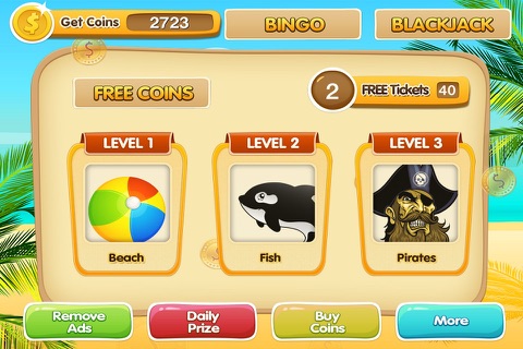 Golden Beach Bingo Island Sand Casino Game screenshot 3