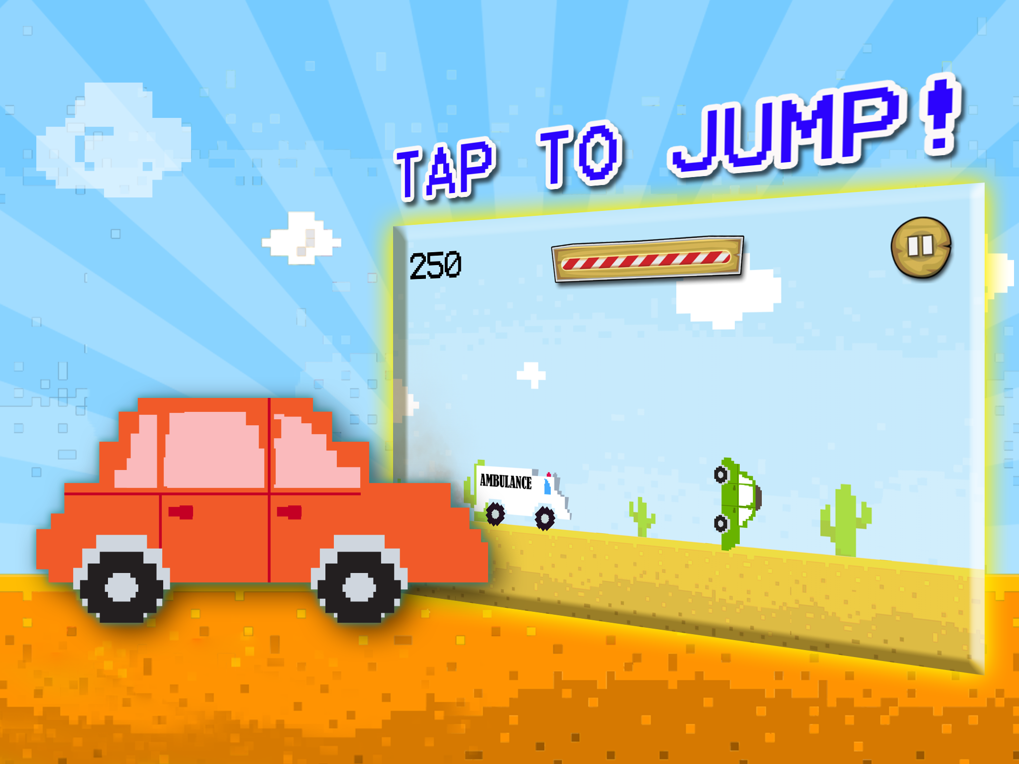 Jumpy Bumpy Ambulance Race With Dr. Classics Driving