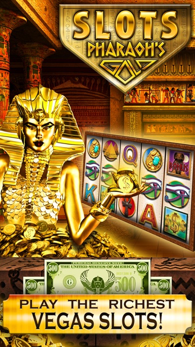 Screenshot #1 pour Slots Pharaoh's Gold: Machines à Sous - The Best Vegas Casino & High Star Jackpots!
