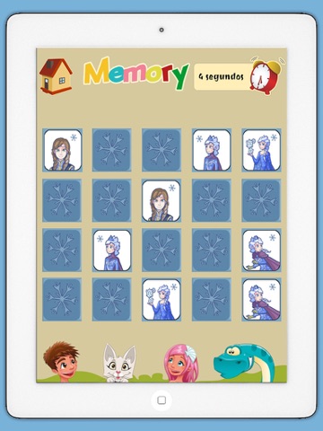 Screenshot #6 pour Jeu de mémoire pour filles : la princesse de glace - jeu d'apprentissage pour les filles