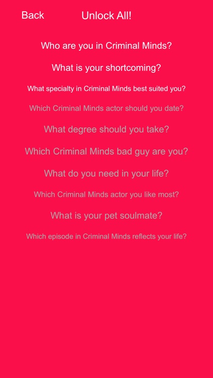 Criminal Minds: a Personality Quiz