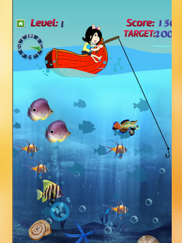 Screenshot #5 pour Fishing Kids Fun : Catch Big Fish for Girls Games