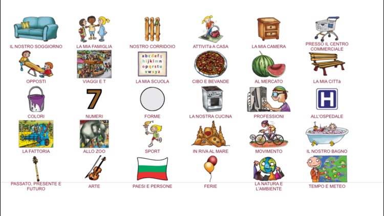 English Picture Dictionary for Italian Speakers