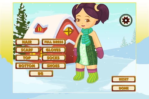 X Mas Snow Kid Dress Up screenshot 3