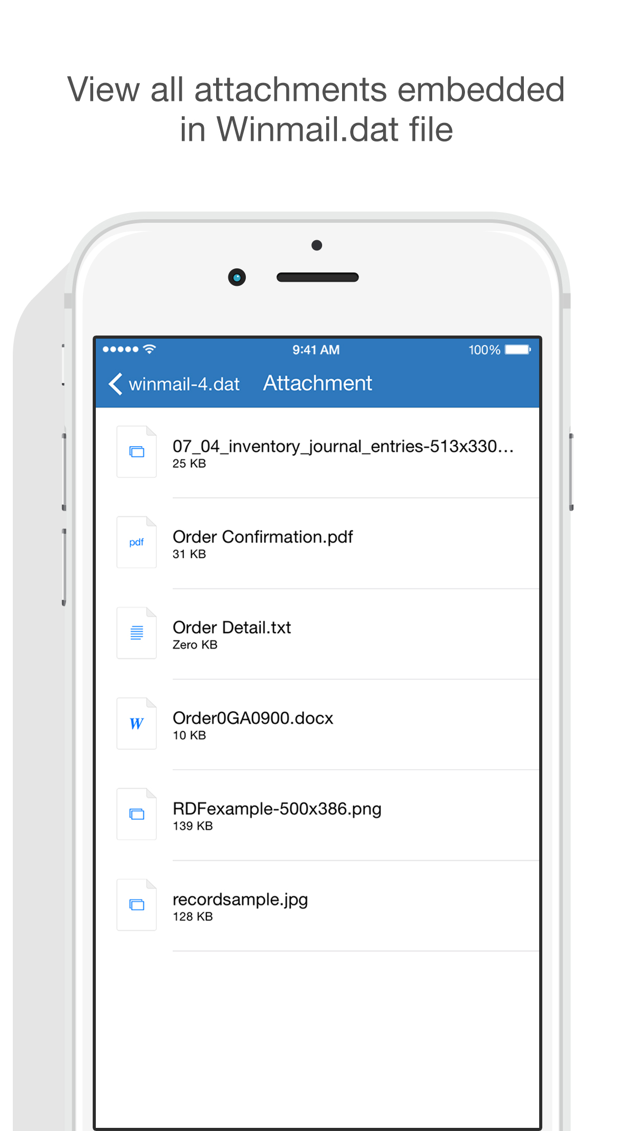 Winmail Opener screenshot 3
